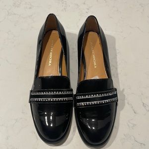 Badgley Mischka Black Flat Shoe